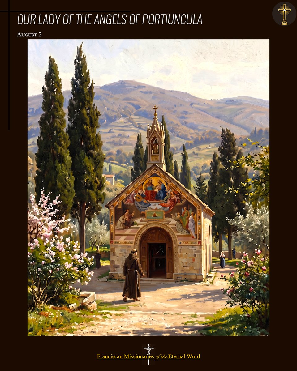 MFVAFriars's tweet photo. "Sensing that angels often visited there,...which from ancient times was called Saint Mary of the Angels, [Francis] stayed there out of his reverence for the angels and his special love for the mother of Christ."
-St. Bonaventure (Major Life of St. Francis) https://t.co/KOPOOFLUq8