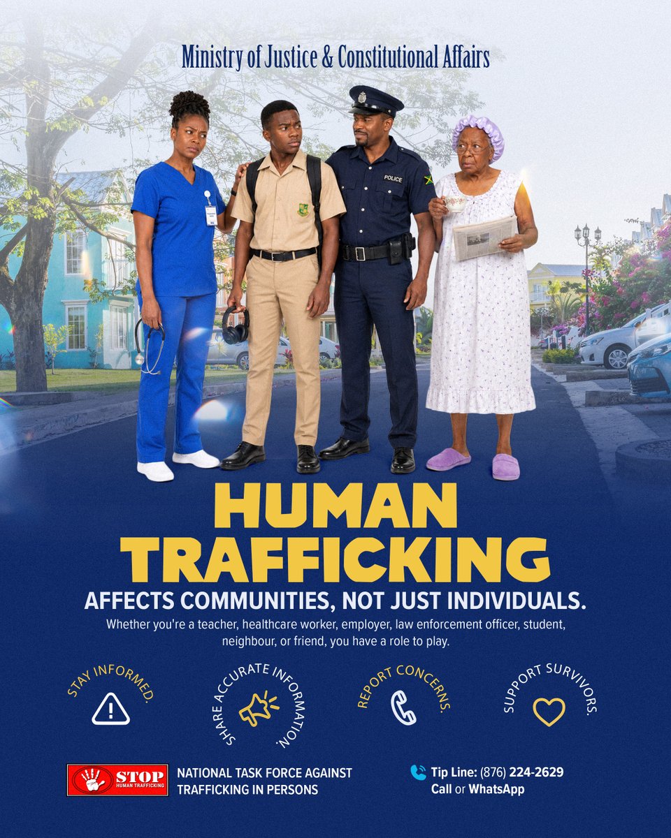 mojofficialjm's tweet photo. Together, we can stop traffickers from hiding behind scams.

This World Day Against Trafficking in Persons, we join the global call to expose the deception behind human trafficking. https://t.co/bofCFjpQIP