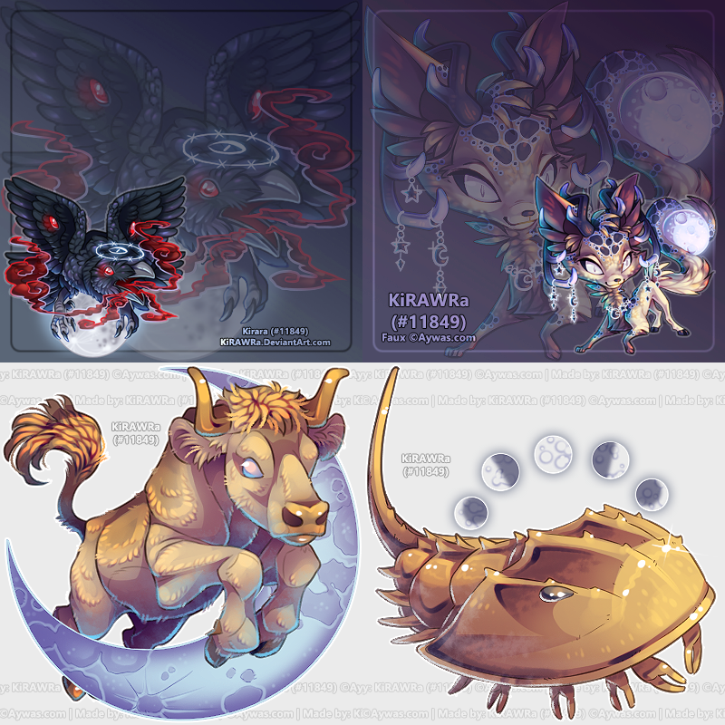 KiRAWRart's tweet photo. Saw a beautiful full moon last night and was inspired to share some Lunar themed Aywas art for today's #ThrowbackThursday!
#Aywas #fullmoon #virtualpets https://t.co/MNUaWgS5oe