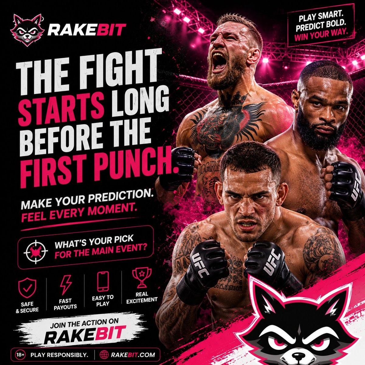 GabrielSte25437's tweet photo. The fight starts long before the first punch.
What's your prediction for the main event?
Share it below! 👇
#MMA #Boxing #Rakebit
@rakebitcom
@NateAlgoPicks https://t.co/D62j2f4tEp