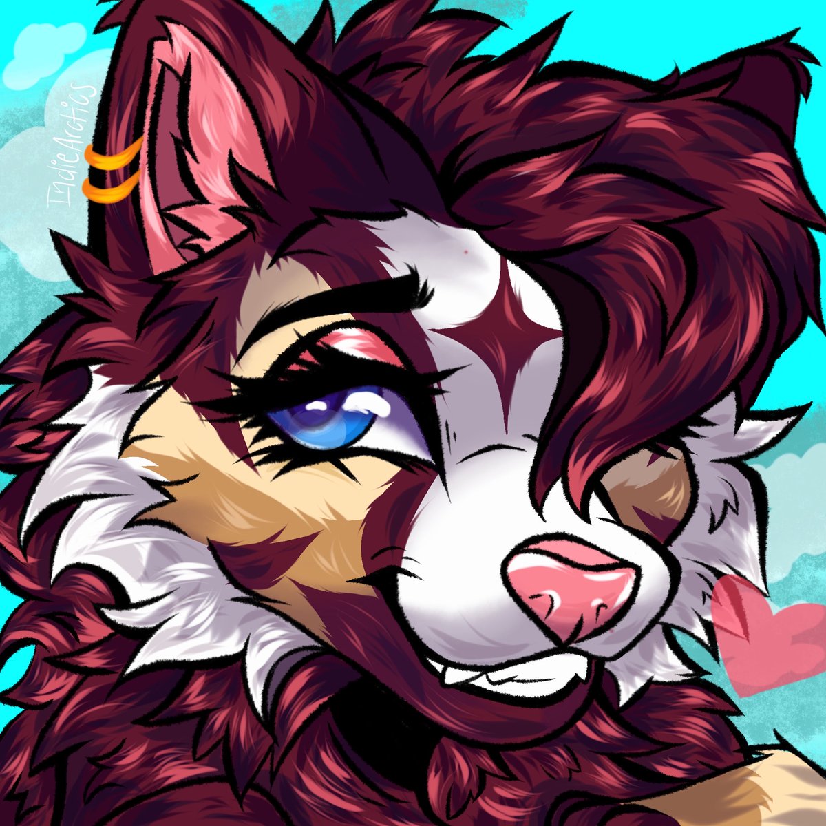 indiearctics's tweet photo. hai guys! i also do art! headshots like these are $40 USD! i have a 2 slots open rn, reply to claim and ill dm you :) 

#furry #furryart #fursona #furrygirl #cosplay #fursuit #digitalart #furrycommission https://t.co/WIO7o9oKOt