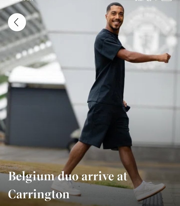 Aboy61z's tweet photo. Belgium duo back in the building 🔴  

Tielemans and Lammens have joined the group at Carrington after their World Cup run.  

The squad is filling up nicely. Pre-season is about to get more serious.  

#GGMU #MUFC https://t.co/2MfiWFs0s7