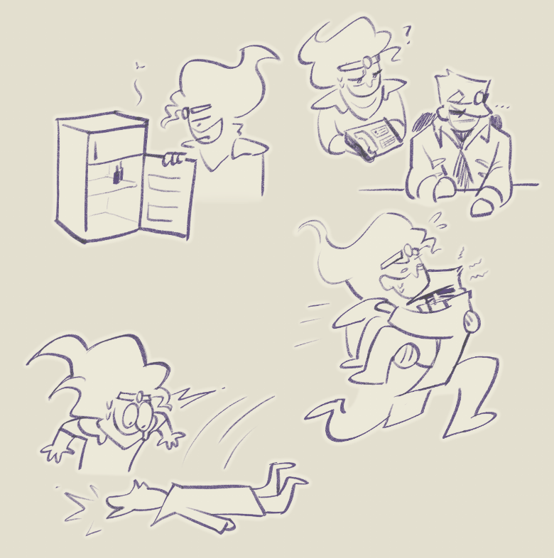 DesolateSeas's tweet photo. These are all for my jotaro tumblr askblog btw, I probably won't post full answers here..  it does exist though and I am having fun . (:
also some funny extra doodles.
https://t.co/tCWrQfcCzT https://t.co/wGgluhrq6l