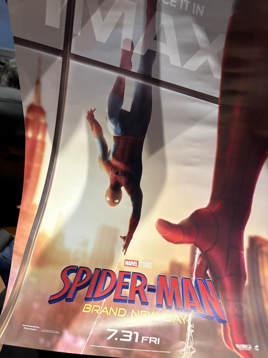 AriakanMkll's tweet photo. 朝イチでスパイダーマン ブランド・ニュー・デイ観るぞ‼️
#スパイダーマン  
#映画　#休日　#有給 https://t.co/HXd0lFiITy