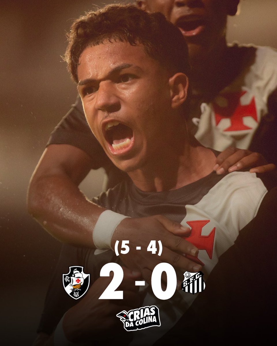 vascobase's tweet photo. FIIIIIIMMMM DE JOGO E VASCO FINALISTAAAAAAA! 

Após empatar no placar agregado, o Vasco levou a partida para as penalidades e Phillipe Gabriel defendeu a última cobrança em São Januário. 

#BrasileirãoSub20 
#CriasDaColina 
#VascoDaGama https://t.co/CeTeyt5xYa