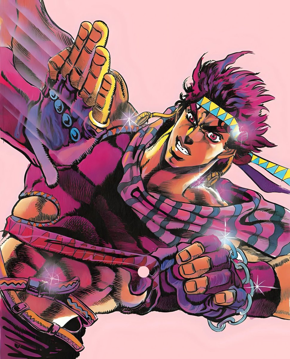 hqshonen's tweet photo. jojos art is genuinely so tough https://t.co/6mTk32yNKO