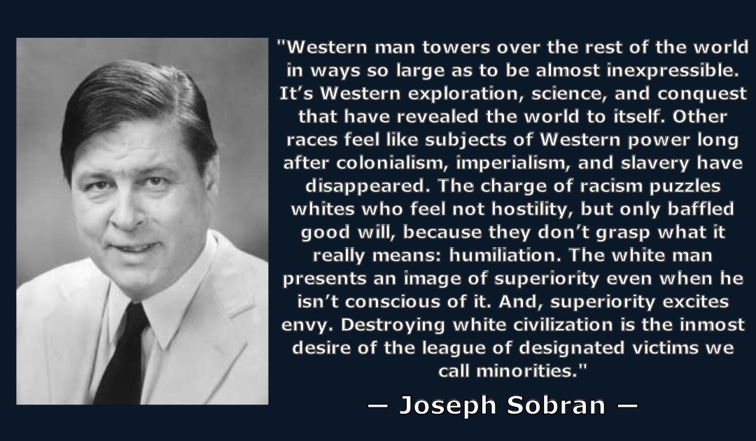 LiamZielinski's tweet photo. @KeithWoodsYT Brilliantly stated.

Sobran summed it up well https://t.co/dKvmncWdjx