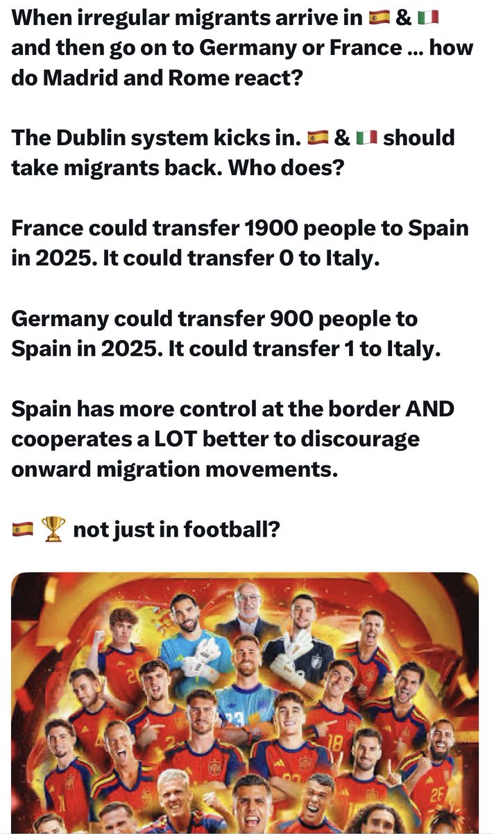 rumeliobserver's tweet photo. This Ceuta crisis is NOT about Spanish migration policy. That is certain.

It is about decisions by Marocco. 

PS: Or is there more? Could it be that some in the US hope to challenge Spanish territorial sovereignty, as was done over Denmark & Greenland? 👇

Putin-style?

@RoryStewartUK @vonderleyen @_FriedrichMerz @sanchezcastejon @J_MorenoSanchez @JosepBorrellF @fromTGA @Maximilian_Popp @CarloMasala1 @CarloCalenda @AnnaMariaCB @carlbildt @ClaudMajor