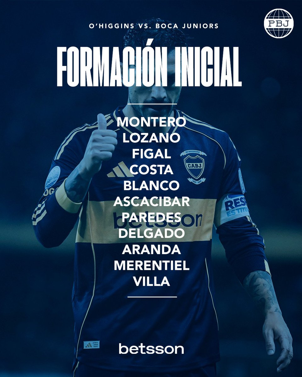 LautyPala_'s tweet photo. ✅️XI CONFIRMADO de #Boca para enfrentar a O'Higgins por #Sudamericana.

🔁 Arruabarrena realizó dos cambios en el equipo con respecto a la ida:

Lozano por Gorosito
Ascacibar por Flores

¿Qué les parece? https://t.co/aU4jUVZd41