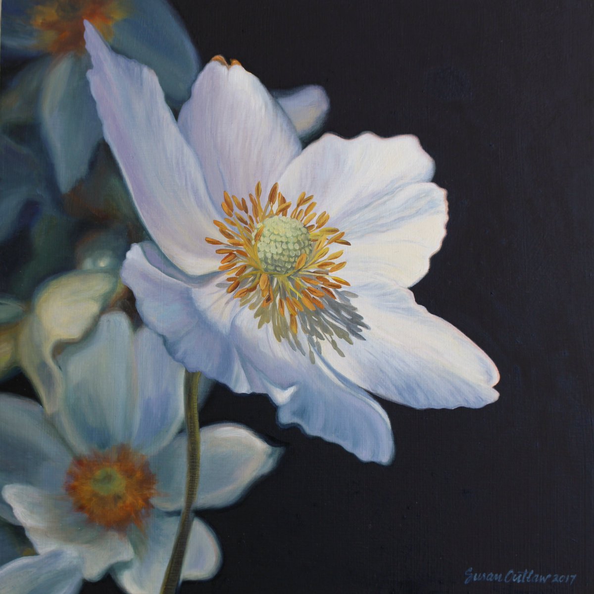 SusanOutlaw's tweet photo. From 2017 Japanese Anemone oil on birch panel 8×8 in.
Private collection https://t.co/m4BAG2V76l