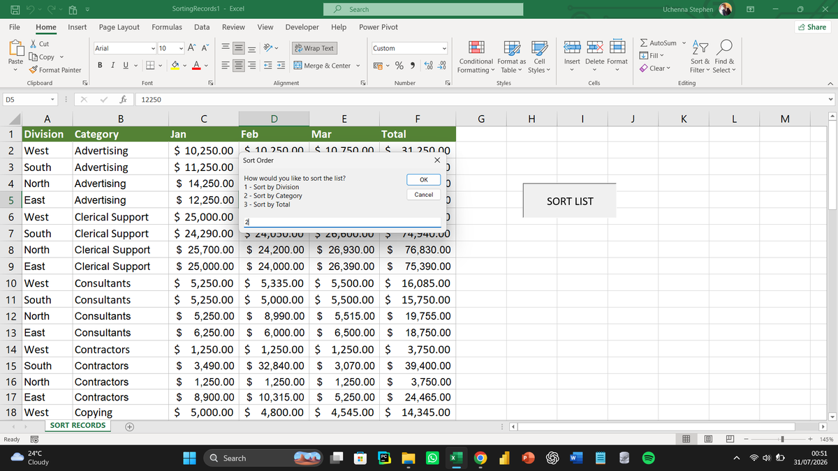 analyst_uchenna's tweet photo. Day 13 of my Excel &amp; Data Analytics Journey
Today I learned the fundamentals of Excel VBA, including variables, procedures, logic statements, loops, and user input.
It's giving me a better understanding of how Excel tasks can eventually be automated.
#DataAnalysis #Excel #SQL https://t.co/xIcQfYXCjs