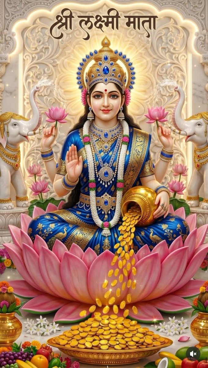 ankita_sin38649's tweet photo. पद्मानने पद्मऊरु पद्माक्षी पद्मसंभवे।

तन्मे भजसि पद्माक्षि येन सौख्यं लभाम्यहम्॥

​कमल के समान नेत्रों वाली माँ लक्ष्मी, हमें अपनी भक्ति और चरणों में स्थान दें ताकि हमारे जीवन में अक्षय सुख और समृद्धि का वास हो।

​🌺 शुभ प्रभात! जय माँ लक्ष्मी! 🌺 https://t.co/chIaVoh9pO