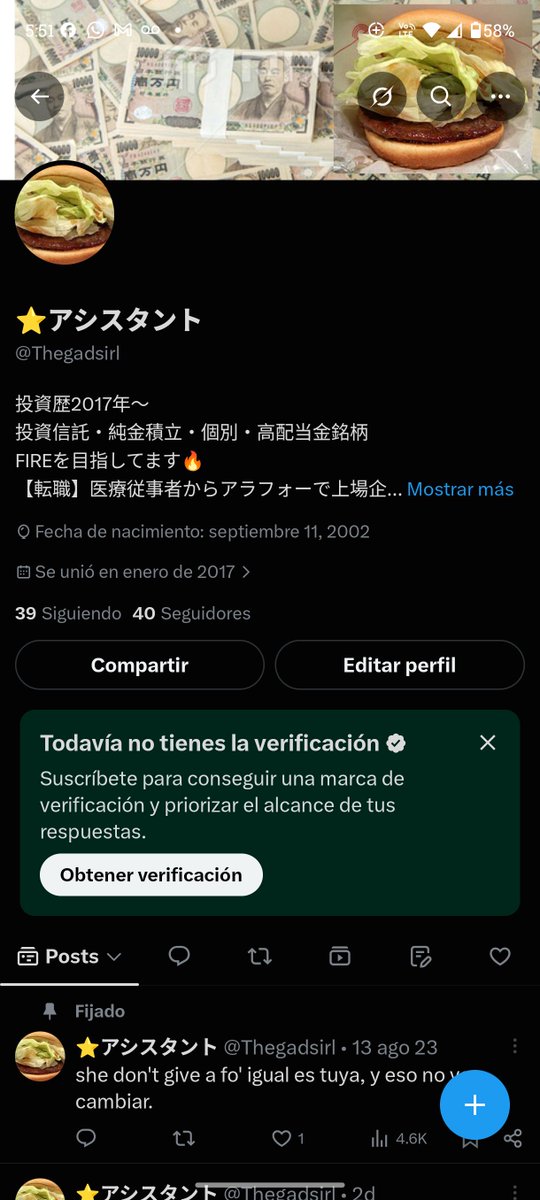 Thegadsirl's tweet photo. Wtf, me intentaron hackear X https://t.co/WsGQ8nd8xa