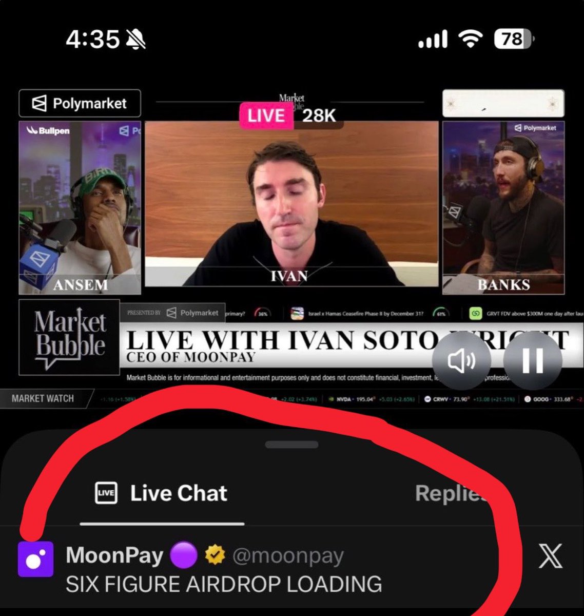 Rag_nar938's tweet photo. SIX FIGURE AIRDROP LOADING 👀

@moonpay is gone make history in Crypto and AI history https://t.co/aHtMaWMcMF
