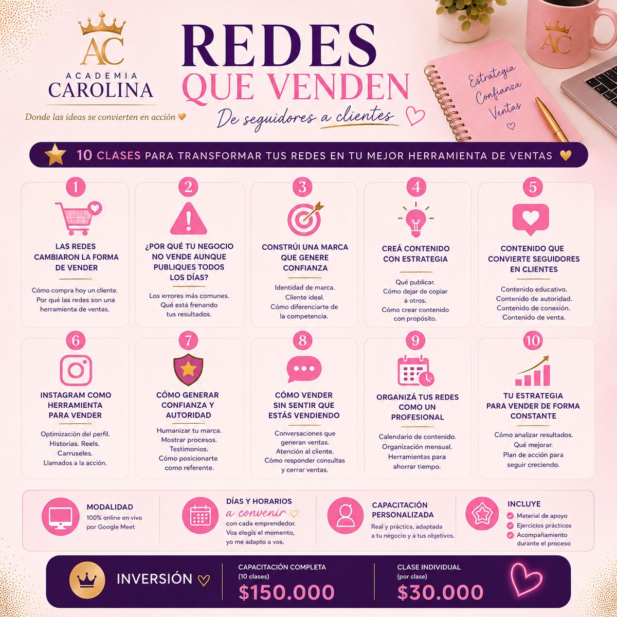mentoraexner's tweet photo. #Redesquevenden es una capacitación para emorendedores que necesitan conocer su emprendimiento y así puedan convertir sus seguidores en clientes. 
#Argentina #emprendedores #MarketingDigital https://t.co/KEPNX4Dufd