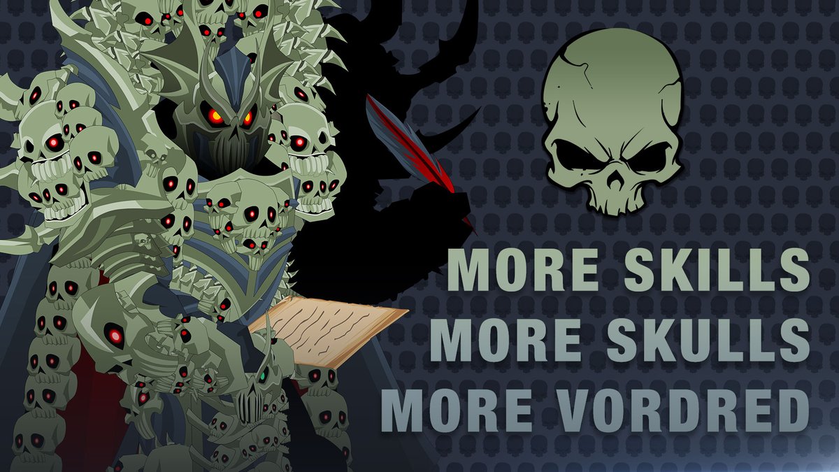 Alina_AE's tweet photo. 💀 MORE SKULLS = MORE POWER! 💀

Vordred the PaladinSlayer just approved a new post outlining updates to:  
- PaladinSlayer Class 
- CardClasher Class  Details

Details from @ImmortalJoe_AE  &amp; @Eht_AE in the Design Notes. Changes go (un)live August 7th! https://t.co/28CfLXSuUi https://t.co/mU8Po9OQBK