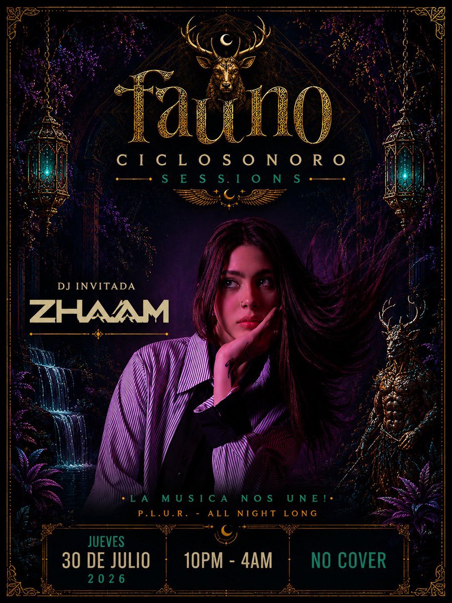 djSanPler's tweet photo. hoy tenemos una artista invitada en ciclosonoro en Fauno un dj set de Zahaam desde las 10 a la 1 hoy No cover  La musica nos une! https://t.co/opS6QaWoxT