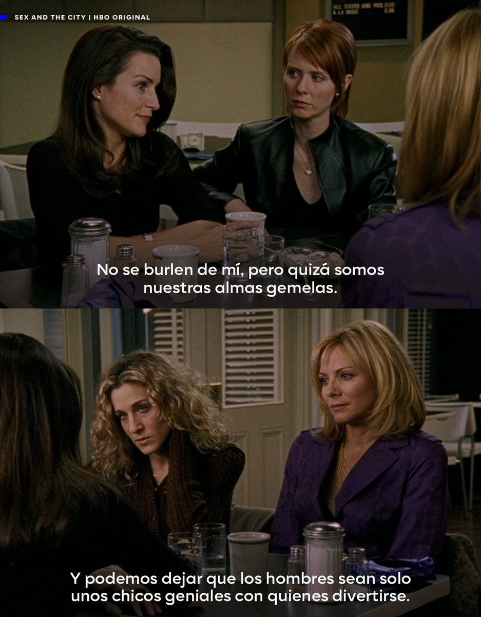 HBOLAT's tweet photo. La serie resumida en una frase de Charlotte York. #SexAndTheCity https://t.co/1g8GRHvud8