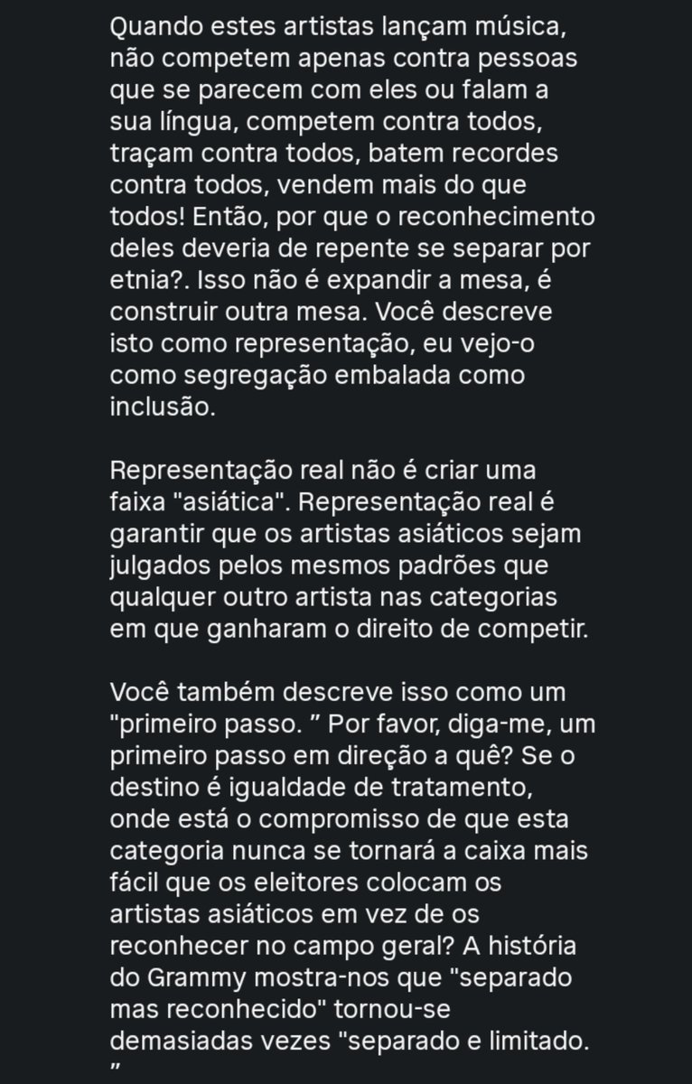 btssence's tweet photo. aquela mulher envolvida na criação da categoria asiática do grammy q foi pro instagram acusar o bts de ter feito isso pra chamar a atenção da imprensa tá sendo jantada nos comentários https://t.co/ptUoBuFMX9