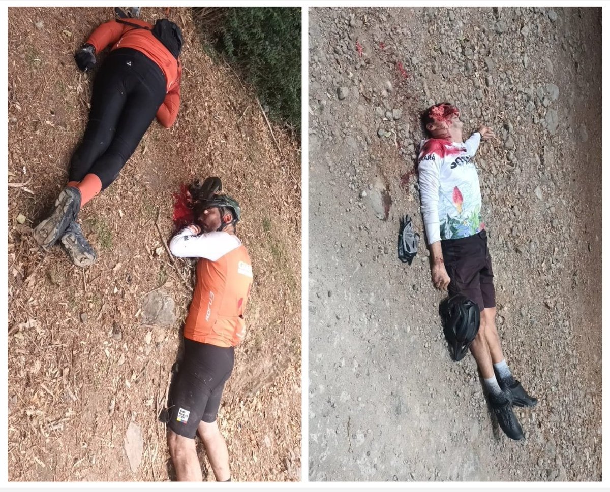 InesBetancur1's tweet photo. COLOMBIA 🇨🇴 🚨|| Nueva masacre en Colombia: asesinaron a tres ciclistas en plena vía en el Cauca.

Tres personas que realizaban actividades deportivas fueron asesinadas. 

El ataque se registró en el sector conocido como Miraflores, sobre la carretera que comunica a los municipios de Silvia y Totoró, en el oriente del departamento.

En el hecho perpetrado este jueves, 30 de julio, tres hombres que se movilizaban en bicicleta, fueron interceptadas por un grupo armado no identificado que les disparó de manera indiscriminada con armas de alto calibre y fusiles, causándoles la muerte de forma inmediata en el lugar de los hechos. 
Hasta el momento, solo se ha confirmado la identidad de uno de los fallecidos: Rodrigo Amórtegui, reconocido propietario de una ferretería en la ciudad de Popayán. 

La Fiscalía General de la Nación y organismos judiciales trabajan en la verificación de las identidades de las otras dos víctimas mortales.