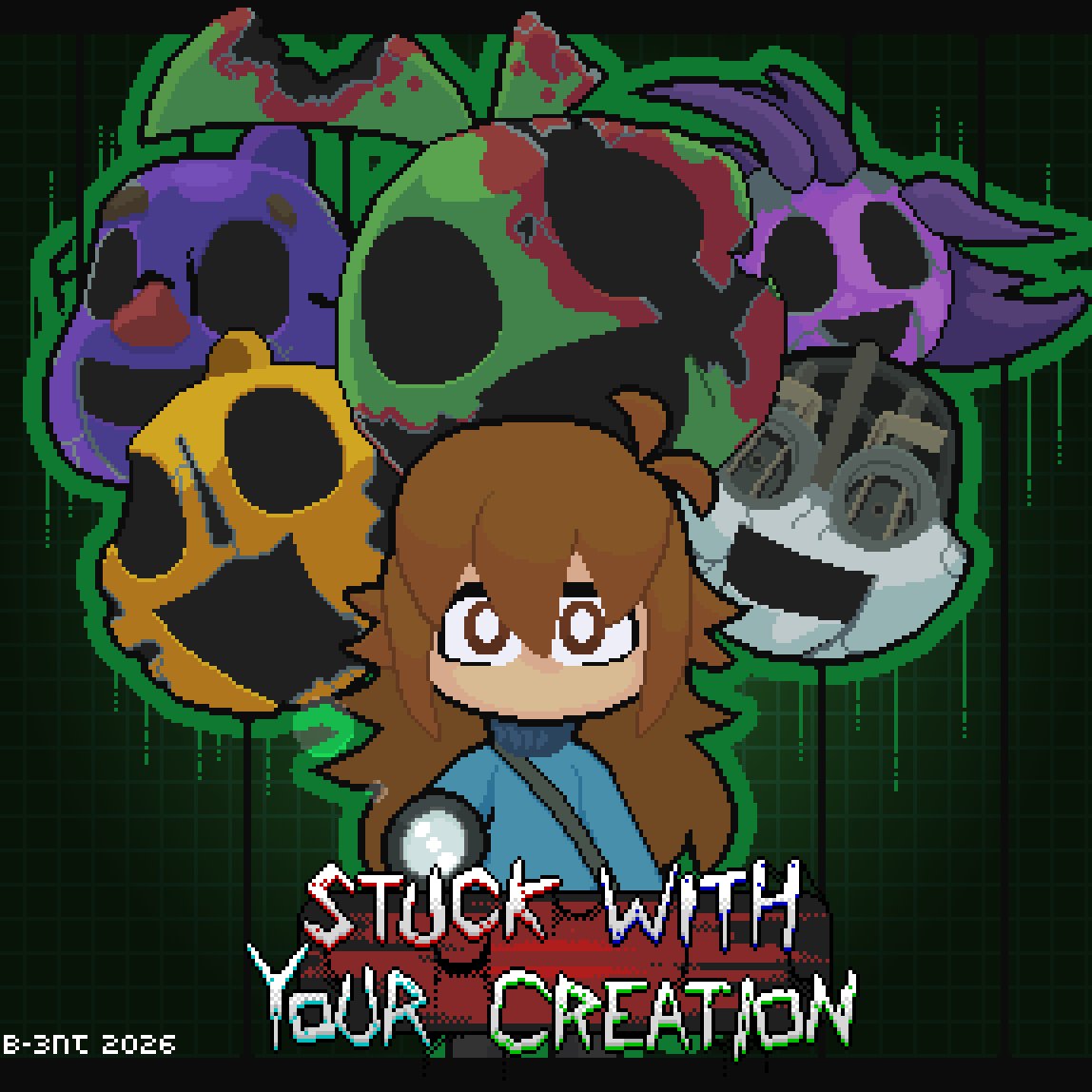 bielziment87's tweet photo. Um remake de um dos primeiros posts e arte sobre o stuck with your creation... bizarro o tanto de tempo q estou tentando fazer esse game e ele tá quase pronto... 🥲
#indiedev #indagame #pixelart #horrorgame #swyc https://t.co/165AKZodaQ