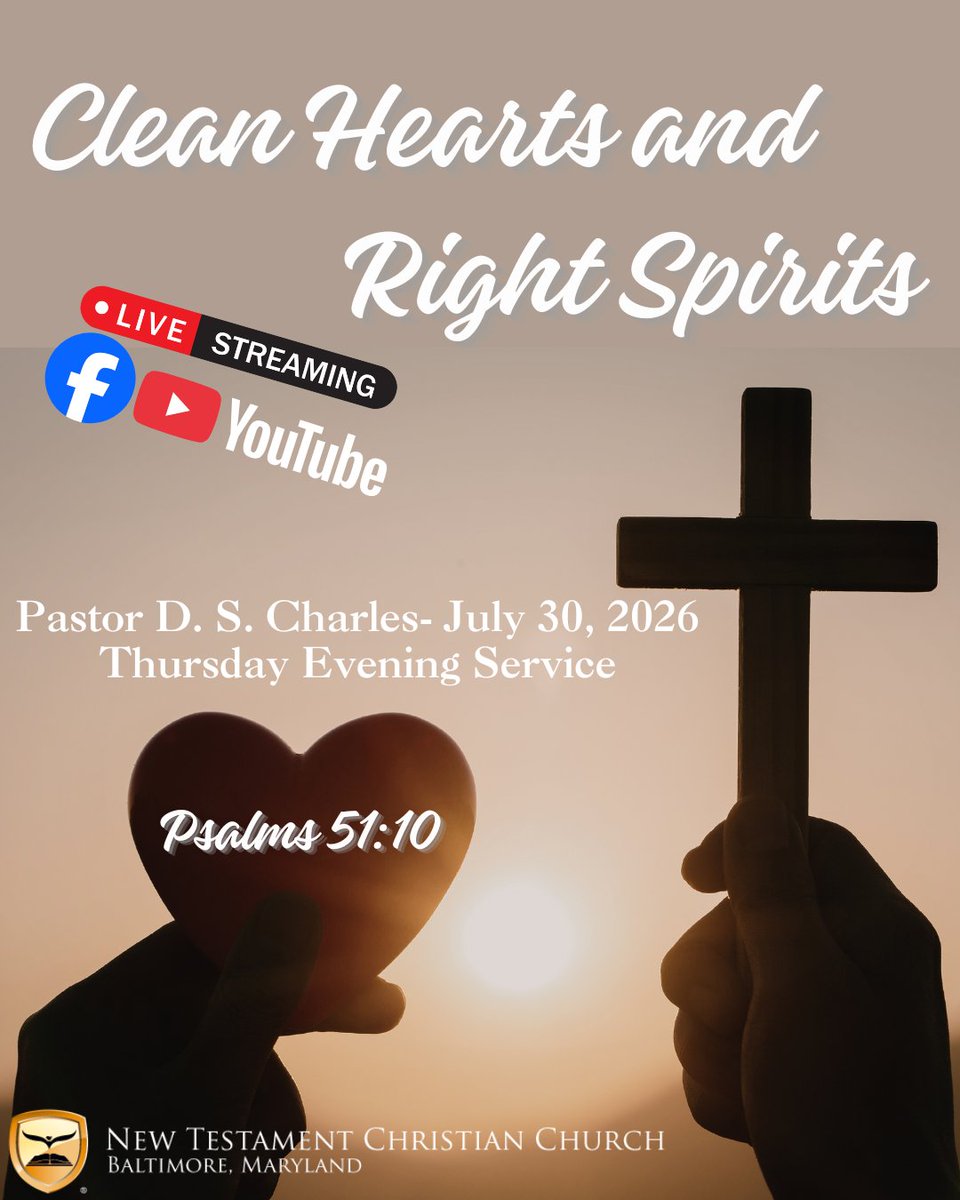 NTCCBaltimore's tweet photo. We are LIVE with Thursday Evening Service! Log in and join us on:

Facebook at https://t.co/BEgZRK7F9x

YouTube at: https://t.co/RH006LCPd8

And on TikTok Live!

#newtestamentchristianchurch #ntcc #scripture #church #midweekservice https://t.co/zL3EUkragF