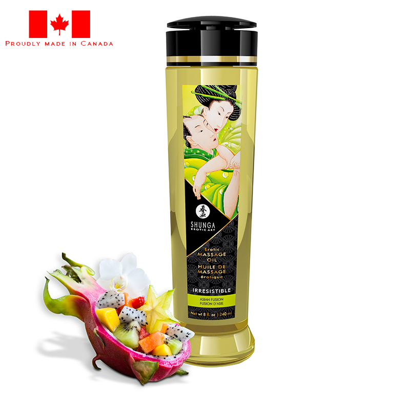Condomscanada's tweet photo. Enjoy an #AsianMassageOil with YOUR favorite partner. Get any of Shunga's #AsianFusion oils. Choose #MidnightFlower ; #SweetLotus. Proudly Made In Canada https://t.co/4Dpi8RRtrz