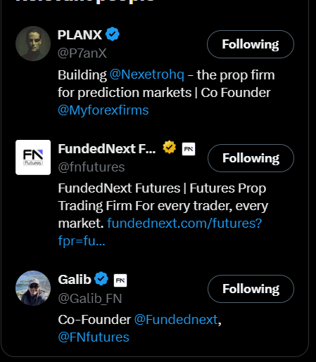 NoahMitcherr's tweet photo. @P7anX @fnfutures @Galib_FN 95% Profit Split on FundedNext Flex https://t.co/954mkm6tcE