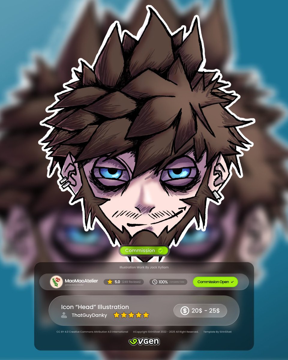 MaoMaoAtelier's tweet photo. #VGenComm for @ThatGuyDanky by @jack_xyliamsfw 

📌 Commissions are open - check the link in our profile! #Open #VGen #commissions #commissionsgg https://t.co/LwMvVNGJjW