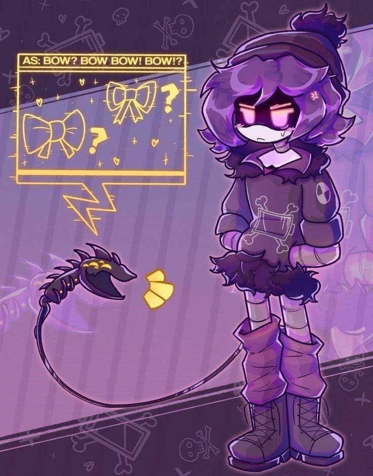 lyra_artist01's tweet photo. A spooky little creature with a whole lot of attitude. 🖤💜
.
.
.
#MurderDrone #Uzi https://t.co/1Pr5Ig4A3o