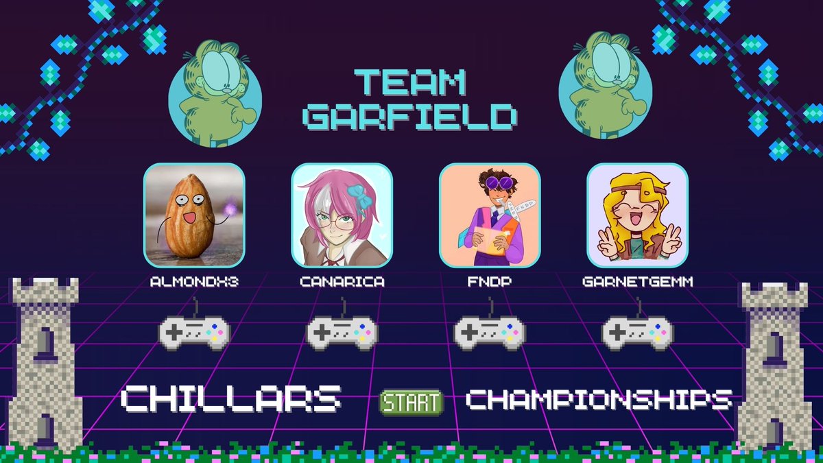 Almond_X3's tweet photo. This team hates Mondays
Announcing Team Garfield!

@Almond_X3 
@canarica05 
@fndp_ 
@garnet_gemm 

Watch them live on July 31st at 1pm est! https://t.co/eWgrpmNMvQ
