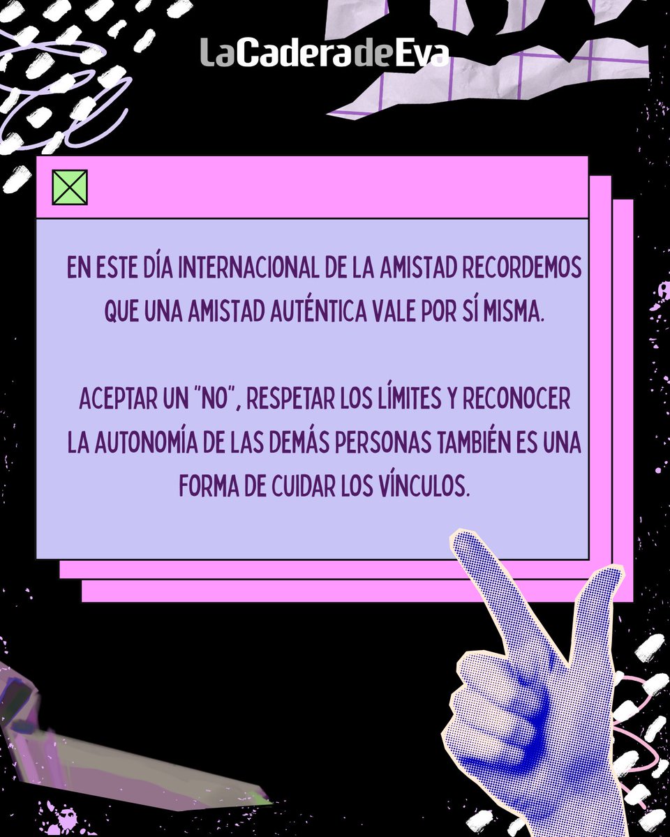 LaCaderadeEva's tweet photo. ❤️‍🩹 Enamorarse de una amistad puede pasar. Lo importante es entender que nadie está obligado a corresponder sentimientos y que una amistad no debería sostenerse con segundas intenciones.

Recordemos que una amistad genuina tiene valor por sí misma. https://t.co/PX6r9veGEB