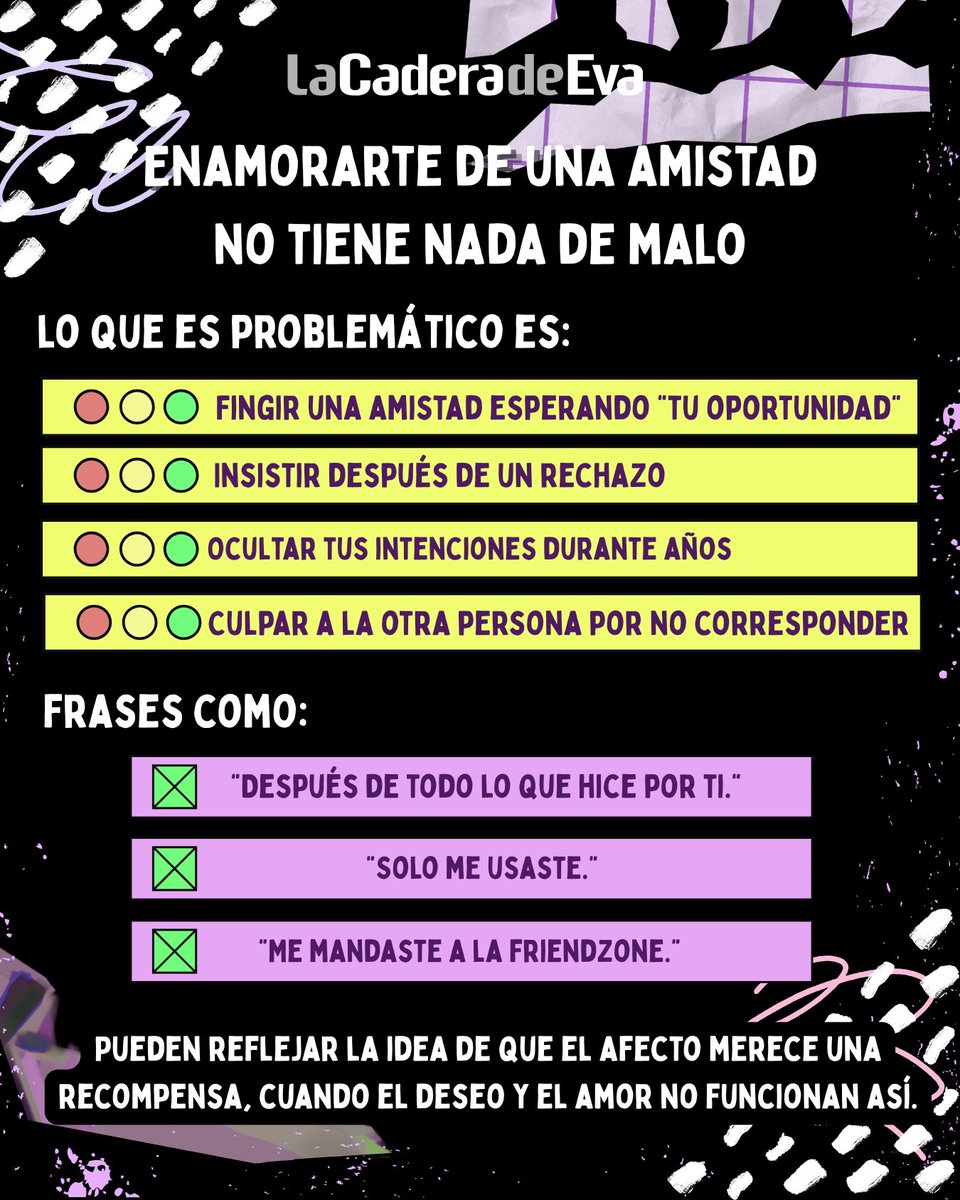LaCaderadeEva's tweet photo. ❤️‍🩹 Enamorarse de una amistad puede pasar. Lo importante es entender que nadie está obligado a corresponder sentimientos y que una amistad no debería sostenerse con segundas intenciones.

Recordemos que una amistad genuina tiene valor por sí misma. https://t.co/PX6r9veGEB