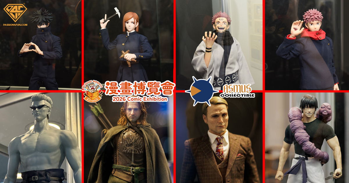 PassionXFun's tweet photo. Comic Expo Taipei 2026 Asmus Toys products exhibition (Source: Asmus Toys, AmiAmi)
#YuYuHakusho #幽遊白書 #asmustoys #toy #actionfigure #onesixthscale #sixthscale #sixthscalefigure #jujutsukaisen #lordoftherings #haikyuu #hannibal #comicexpotaipei2026
https://t.co/ofAsi2gMMM https://t.co/QHox1m6DV8