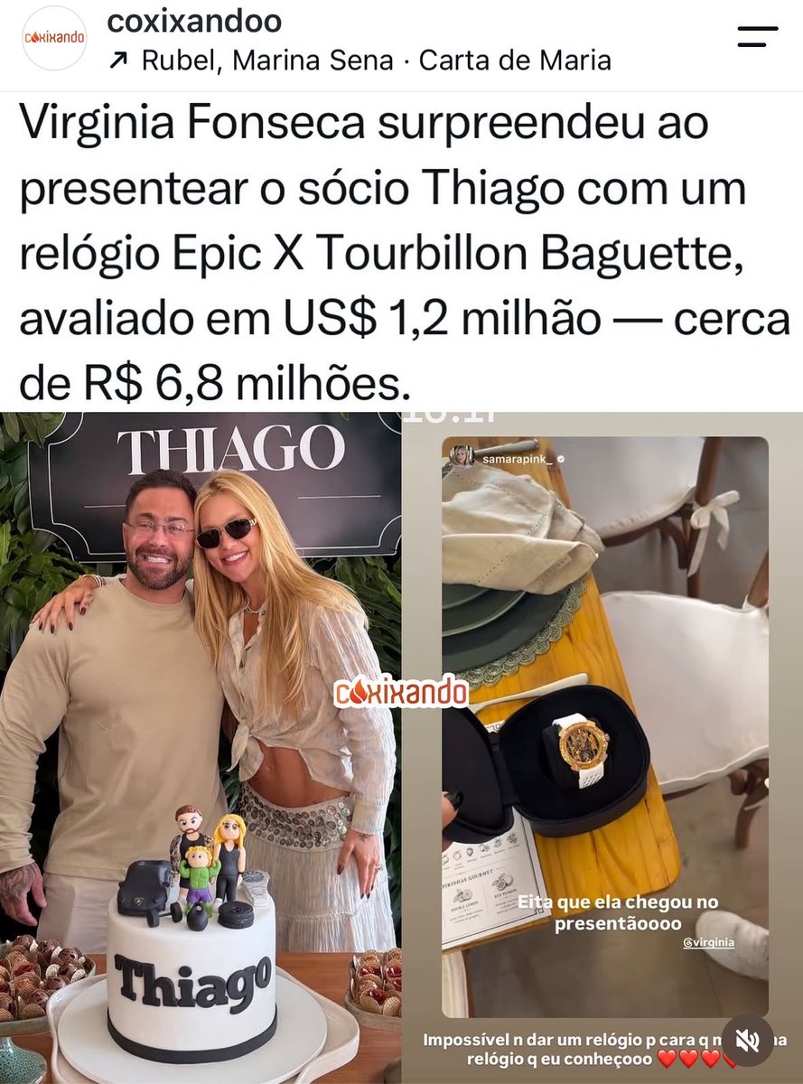 narinsns's tweet photo. Quase 7 milhões de reais em um presente, vcs acham mesmo que esse dinheiro todo vem de uma empresa que vende bodysplash por 30 reais? Fica a reflexão kkk https://t.co/p6g7D6to28
