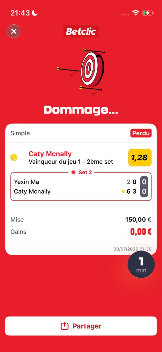 lebpetitprince's tweet photo. @Betclic on peut corriger ça svp ? https://t.co/ONSCaH1c4L