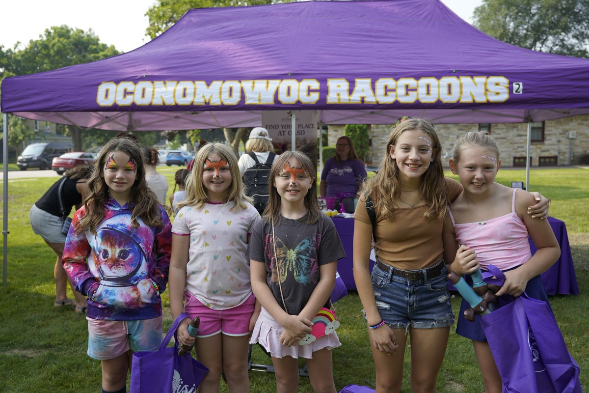 oconschools's tweet photo. FREE Face Painting, bubbles and more, oh my! 📅 See you OASD Families on Tuesday, August 4 for Oconomowoc Kid's Fest! ☀️ We can't wait to see you at our booth to get your face painted for free and to say hello! 💜👋 #OconPride #OconDriven #Oconomowoc https://t.co/qp6J1bB8kt