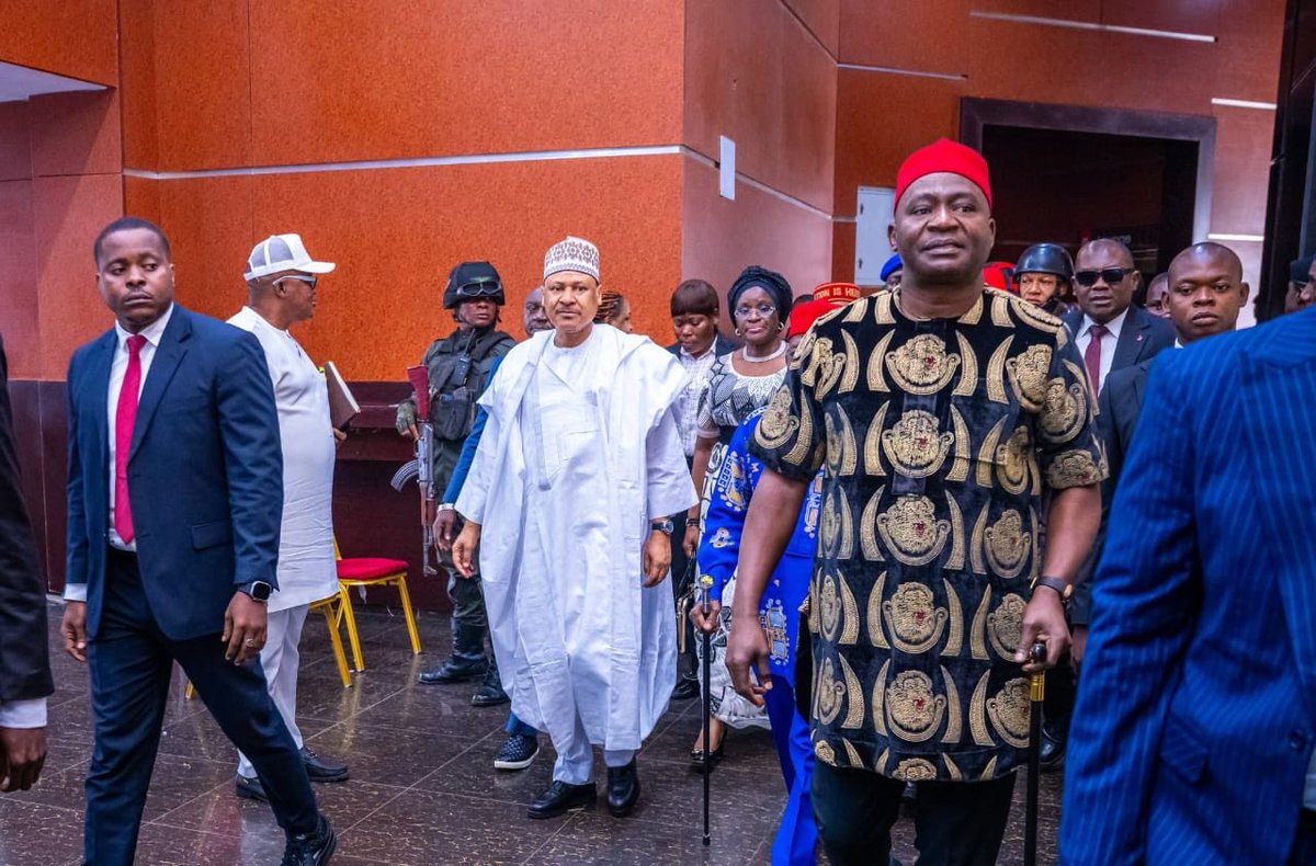 jibreelKhalil's tweet photo. Today, the Honourable Minister of Information and National Orientation @HMMohammedIdris was in Umuahia, Abia State, to attend the maiden edition of the South East Regional Security Summit 2026

In his remarks, he made that point that when every region of Nigeria enjoys peace, our democracy flourishes. A peaceful and united nation is one that cannot be overwhelmed or defeated by internal or external forces.

We stand together as one people, united by a common destiny, no force can diminish the promise of the Federal Republic of Nigeria.

We must also join hands, regardless of ethnic or political or religious affiliations, to tackle insecurity. Government has a very important role no doubt, but citizens, communities and civil society organisations also have a part to play, in supporting intelligence gathering, peace-building, and more. 

President Tinubu’s administration is deeply committed to ensuring that communities across the South-East enjoy lasting peace, which will allow them to advance the enterprise and innovation they’re known for. Because security is the foundation for commerce, investment, and economic prosperity. 

And we must not forget the media angle, how criminal elements are exploiting fake news, misinformation, disinformation and hate speech to 
fuel division and insecurity across the country. We all have a role to play here, by paying more critical attention to what we share and amplify and believe, especially on social media. 

The fight against insecurity in Nigeria is a winnable one, and we are daily demonstrating this through the gains being recorded on all security fronts, under the leadership of President Tinubu.