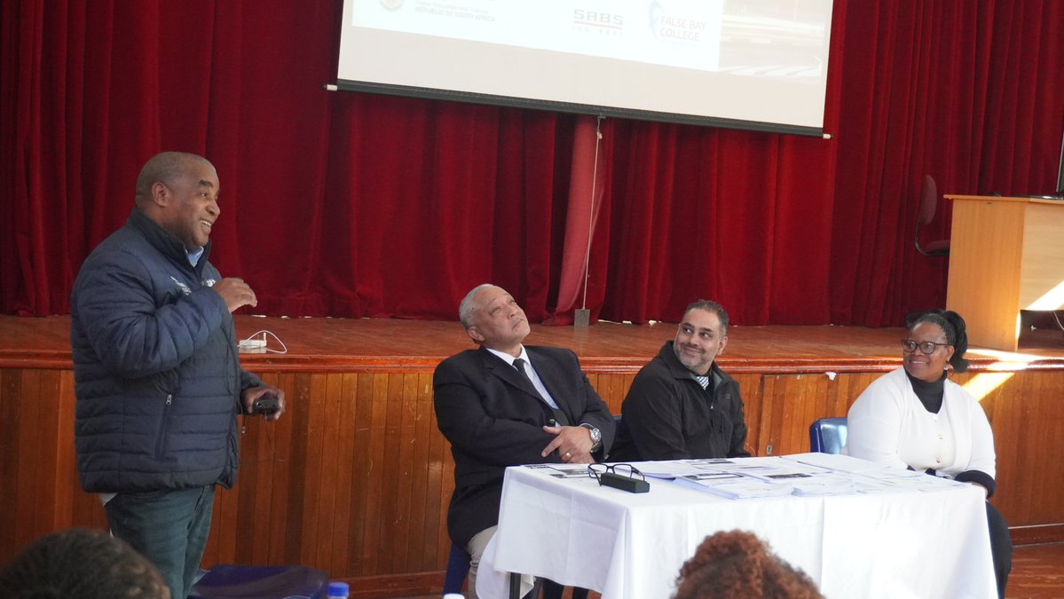 FalsebayCollege's tweet photo. A big thank you to everyone who attended today's Fish Hoek Campus Community Stakeholder Engagement. Together, we're strengthening partnerships, expanding workplace learning, and creating opportunities for student success.
#FalseBayTVETCollege #StakeholderEngagement #DHET #TVET https://t.co/GW2W1VACYo