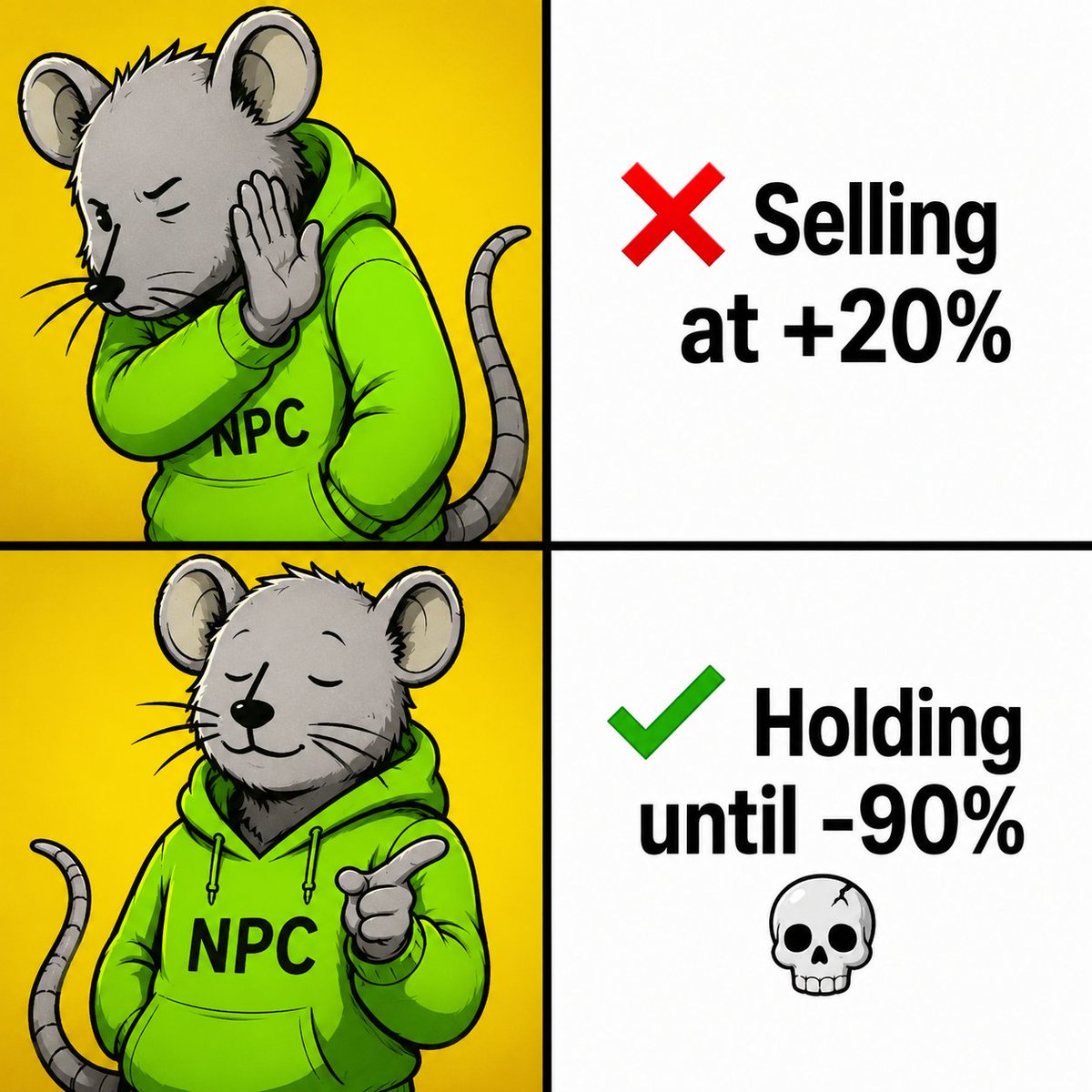 AstroBro_X's tweet photo. @NPCRATcoin @Cryptoemma111 Similar to my meme sir😁🤣.
Multiple entry allowed? https://t.co/9SQ5Eyyexg