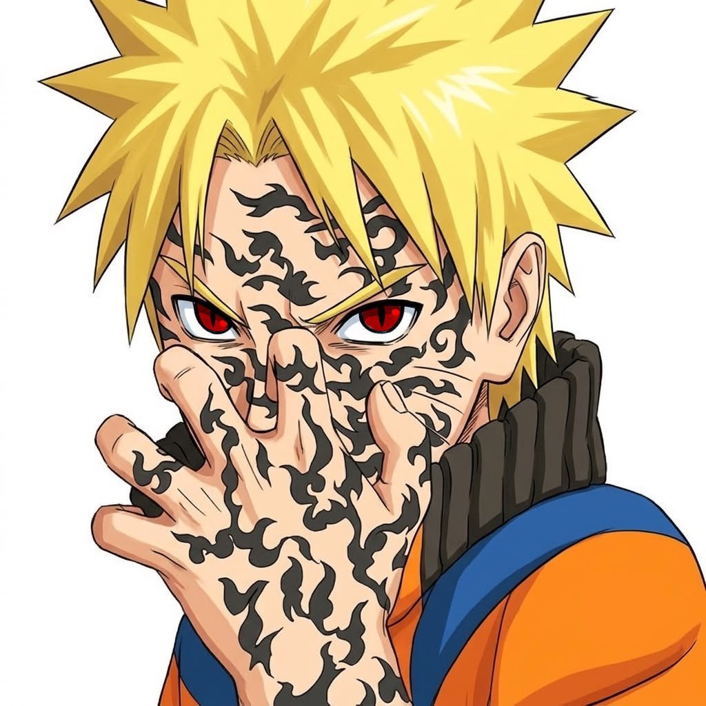 _NAATSUU's tweet photo. J’suis le seul à avoir la vision de fou sur Naruto Uzumaki avec les motifs de la marque maudite ? https://t.co/oYPRUpzf3j