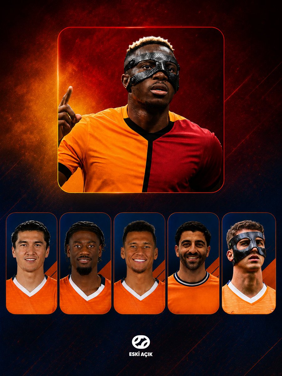 EskiAcikOnline's tweet photo. Galatasaray'ın santrfor rotasyonu:

🇳🇬 Victor Osimhen

Başakşehir'in santrfor rotasyonu:

🇺🇿 Eldor Shomurodov
🇨🇻 Nuno da Costa
🇩🇪 Davie Selke
🇹🇷 Bertuğ Yıldırım
🇹🇷 Umut Bozok https://t.co/EIpGG4DNt5
