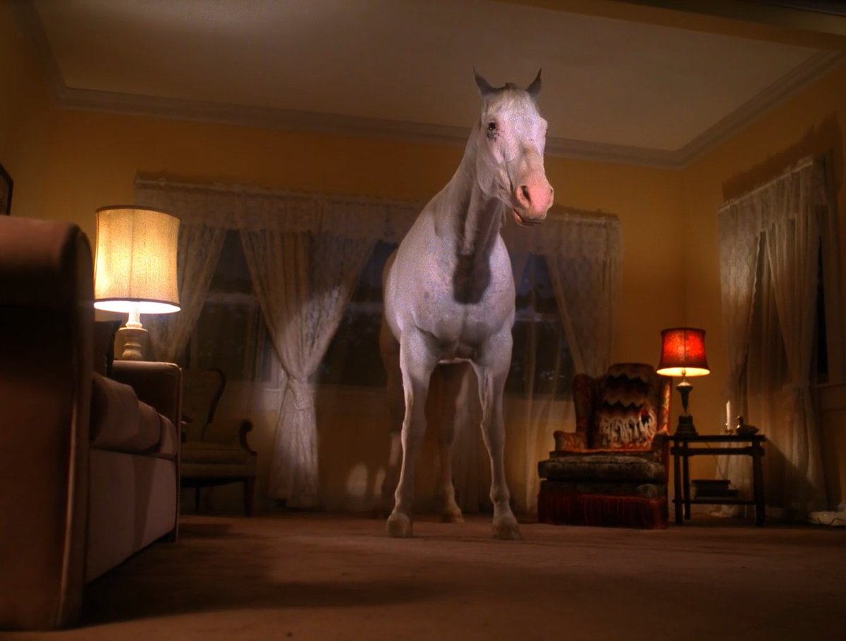 IC11O1's tweet photo. white horse as a metaphor for childhood innocence and purity https://t.co/Uxrk27hvtu