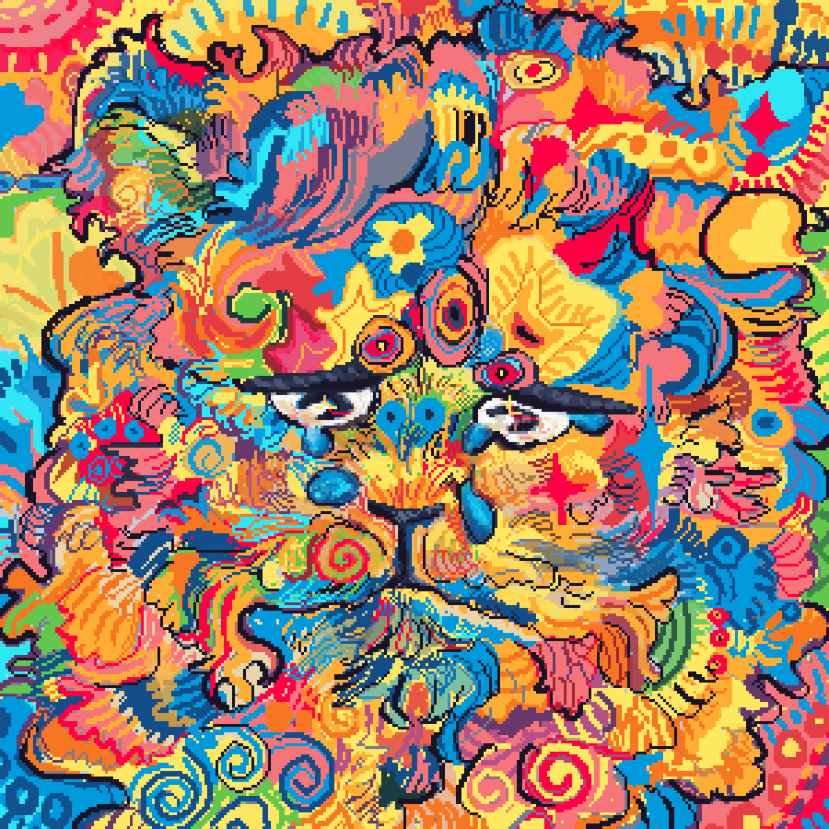 Bedsheet_Dog's tweet photo. messy face
#pixelart https://t.co/DXOimL0J1U