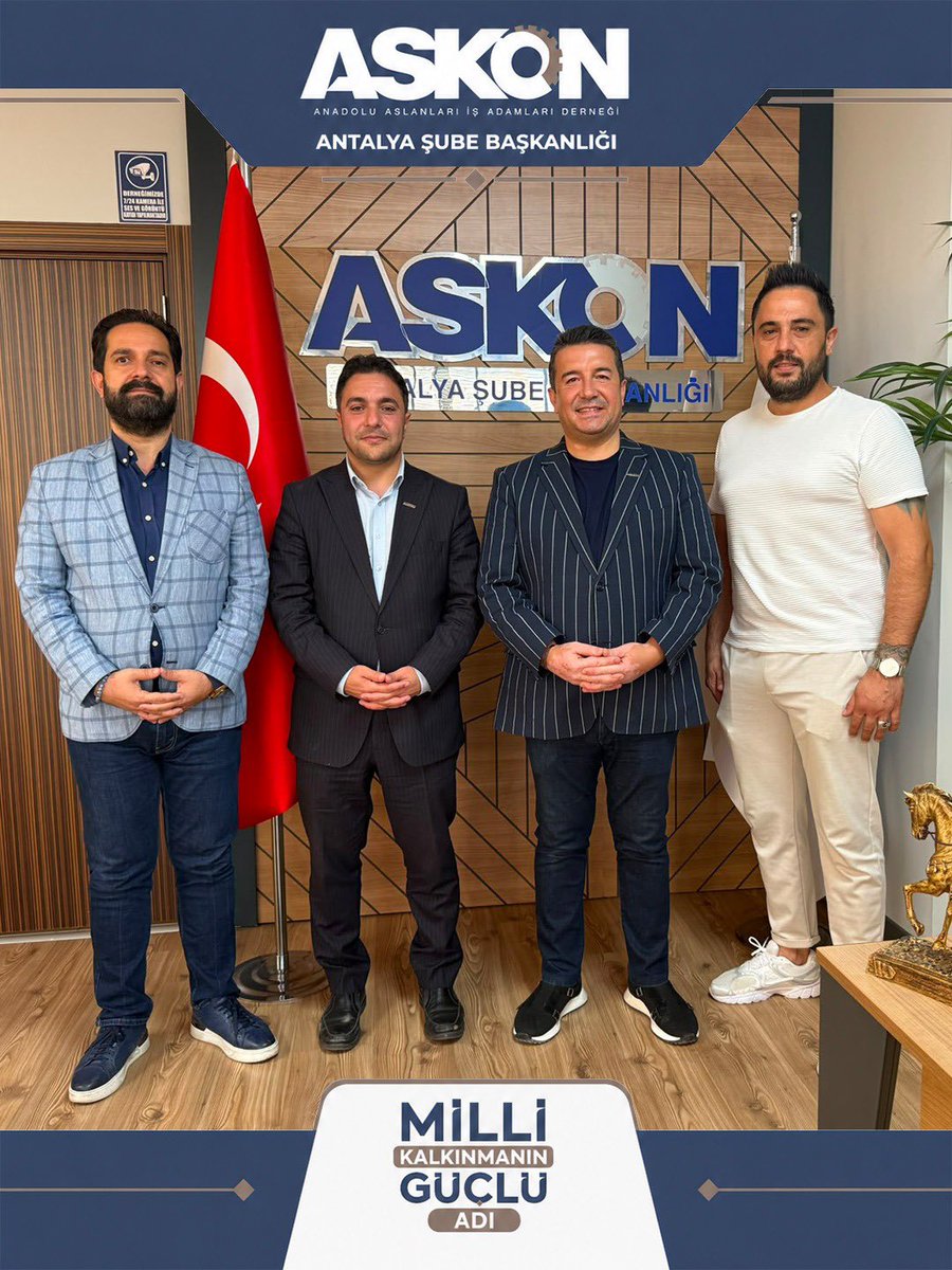 AntalyaAskon's tweet photo. ASKON Birleşik Krallık Başkanımız Sayın Cahit Tuz’u, Antalya ziyaretleri kapsamında şubemizde ağırlamaktan memnuniyet duyduk.

İsine ve üyelerimiz adına yeni fırsatlara vesile olmasını temenni ediyoruz. https://t.co/uHca553dGY