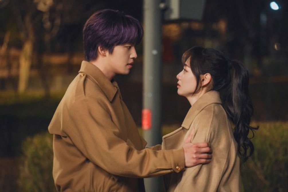 kdrama_outofbox's tweet photo. My Full review of #SeeYouAtWorkTomorrow 

This is a slow burn romance drama centered around workers in a company navigating work and their love lives. 

I love that this drama touches on complex relationship topics and handles issues in a realistic way. I initially started this drama and dropped it, when I picked it back up, I had more appreciation for the subjects that it touches and the conversations it made us have. I’m also a big fan of how the characters were flawed and experienced character development within the story 

Unfortunately😭, I was still incredibly bored watching this. Outside the leads relationships, the work dynamics which took up a great amount of screen time just lacked enough depth to fill in the story for me and I found myself spacing out in a lot of these scenes. Also, I thought the 2nd lead couple would draw me in but their relationship was rushed and undercooked. 

The chemistry of the leads just felt a bit vanilla to me. Which might be a directing problem because they looked better in their bts clips. I think it’s an okay watch, not great, just perfect for relaxing after a stressful week day. 

Did you enjoy this better than I did? Please share your reviews.