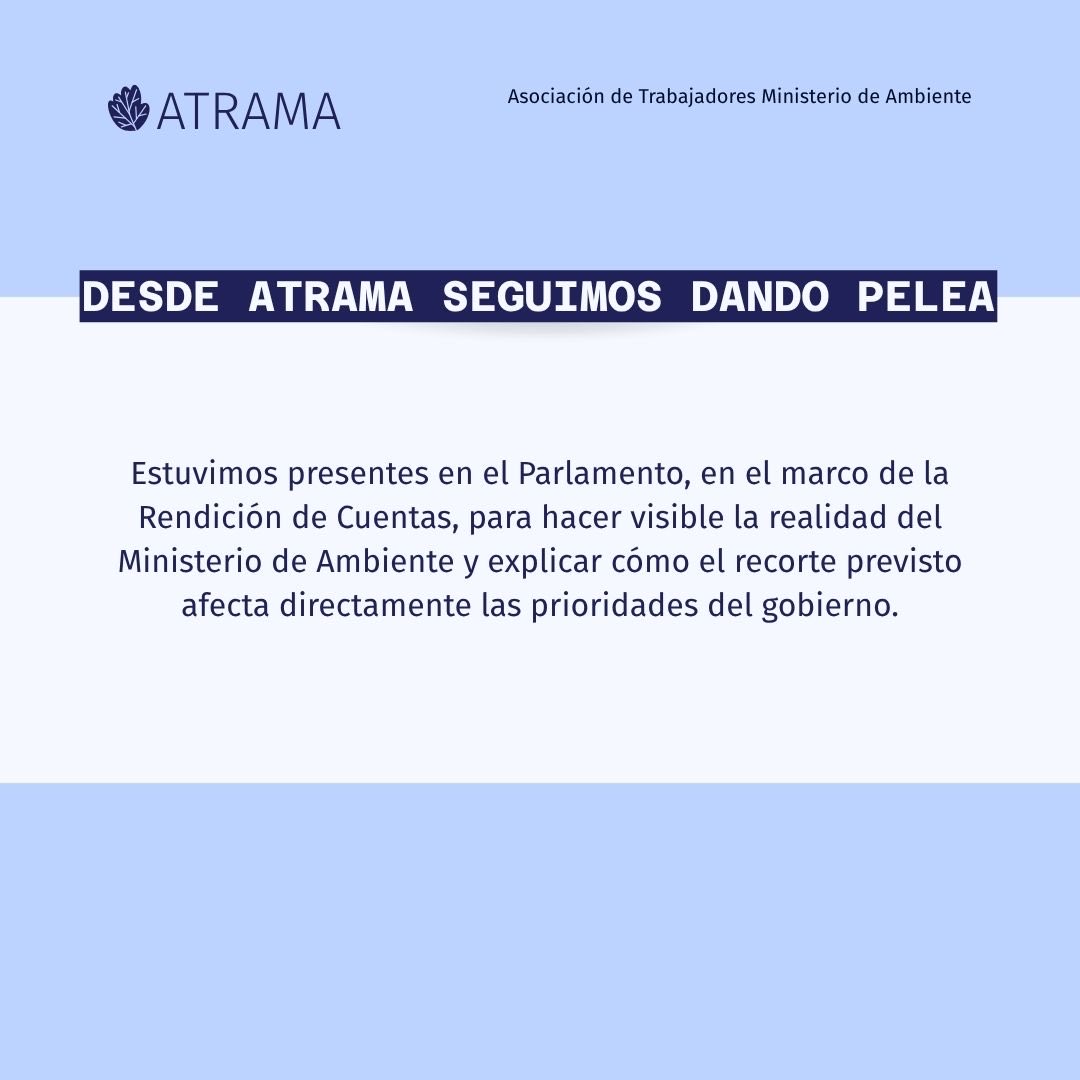 Atrama_Uy's tweet photo. ¡Defendiendo el Ambiente y los Derechos Laborales!

ATRAMA en acción: resistimos, negociamos y seguimos luchando por un futuro mejor.

@COFE_PITCNT 
@MAmbienteuy 
@mef_Uruguay https://t.co/g6wQo3vYkG