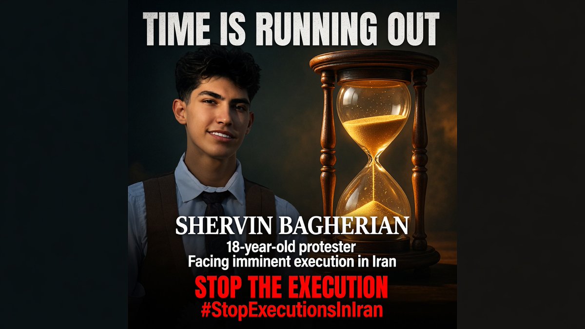 VianaAriayi's tweet photo. 🚨 #ShervinBagherian is at imminent risk of execution.
His family was just allowed a "final visit," meaning execution could be carried out at any moment
He was forced into confessions with no understanding of the meaning "moharebeh" charge used against him.
#StopExecutionsInIran https://t.co/PADHWqAGWI
