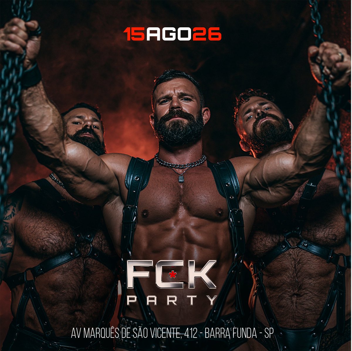 fckpartybr's tweet photo. POV: a imagem de quem está deitado em um dos 15 slings da FCK… Você já teve uma visão assim lá?

Vem ai a próxima edição da FCK!

👉🏻 https://t.co/q44fjG6b02

15.ago - 23h
Av. Marquês de São Vicente,  412 
Barra Funda - São Paulo

#gayorgy #gaysexparty #fckparty #surubagay #fisting #pissing #bigcock #powerbottom #doublepenetration #gayleather #marmitadecasal #gaybdsm