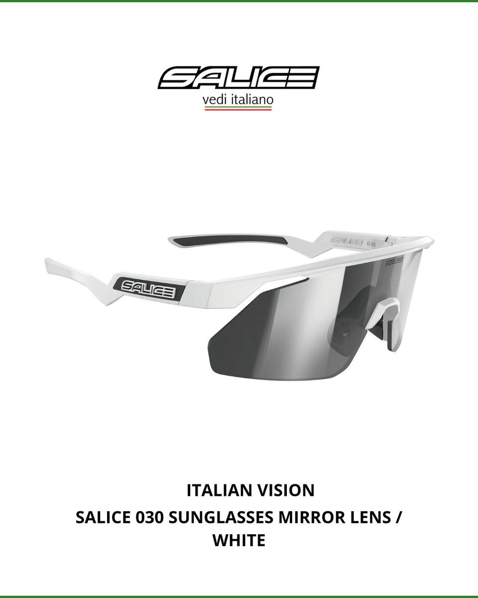 SaliceUK's tweet photo. Crisp white frame, silver mirror lens, total panoramic coverage.🚴

 The Salice 030 White is built for maximum speed and zero distractions.

#Salice #Salice030 #ItalianVision #CyclingLife https://t.co/IiemFVSx5c